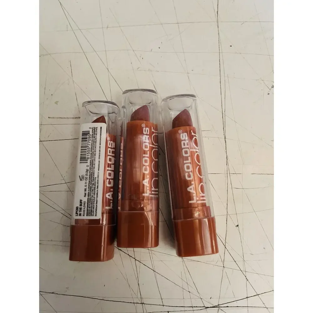 L A COLORS Moisture Rich Lip Color LIPC95 In the Buff 5 Pack Bundle Set New